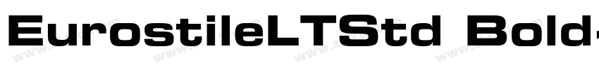 EurostileLTStd Bold字体转换